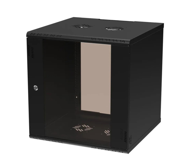 Extralink Wisząca 19" 12U 600x600mm Premium jednosekcyjna (czarna) EX.39380 - 1323235 - zdjęcie 2